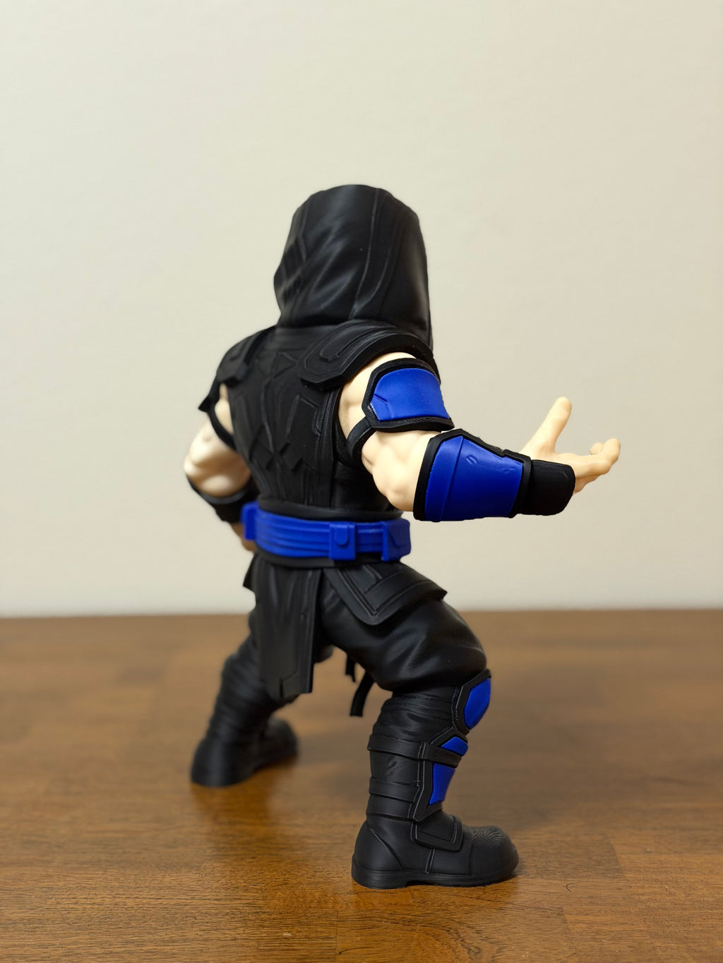 Blue Fighter Figure