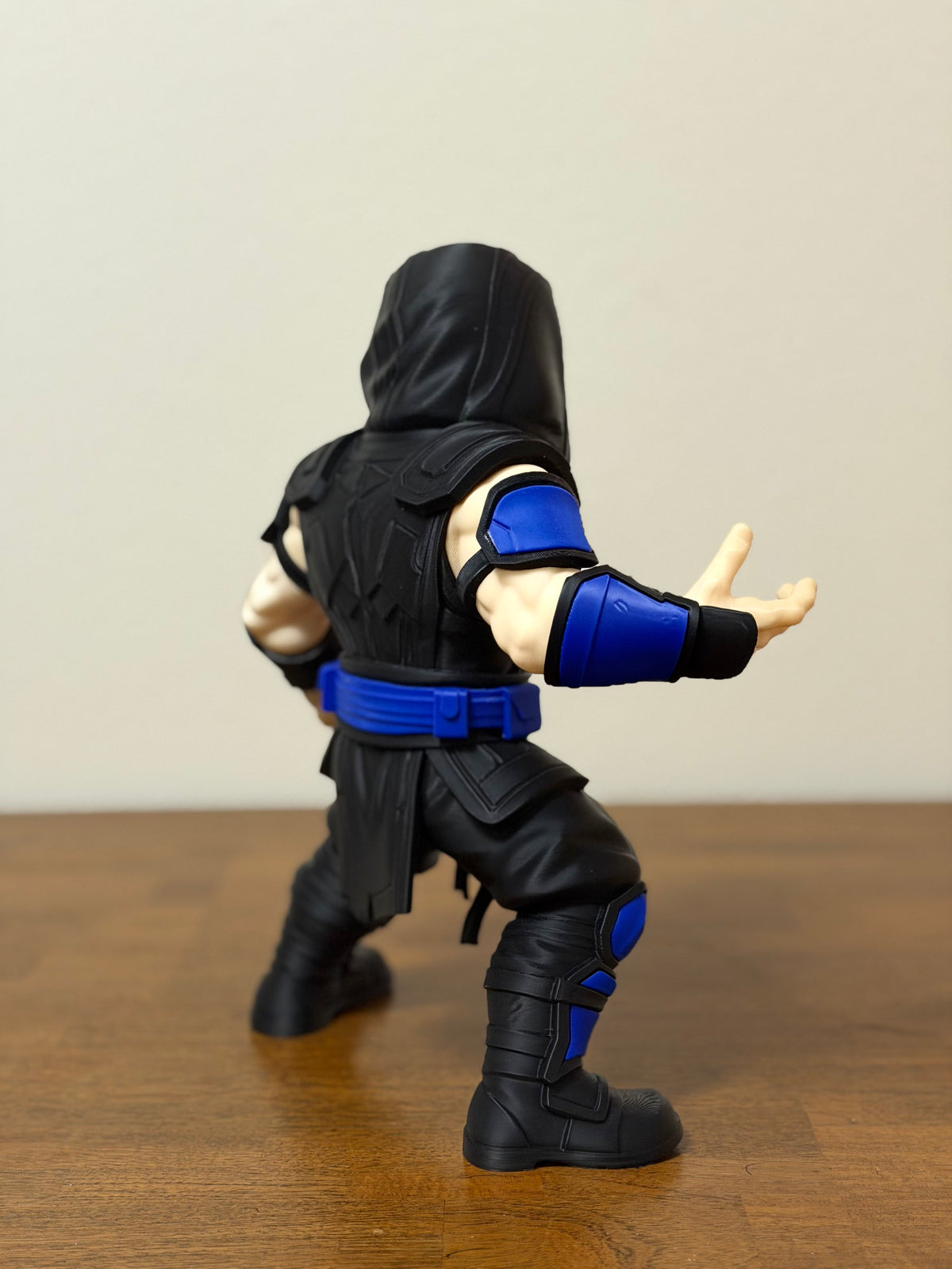 Blue Fighter Figure