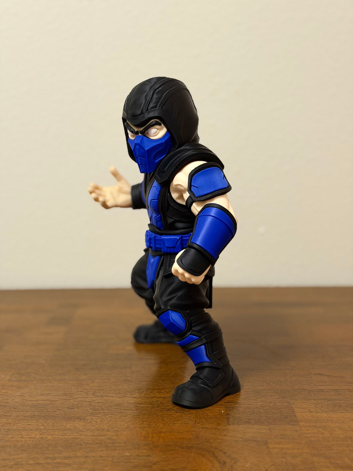 Blue Fighter Figure