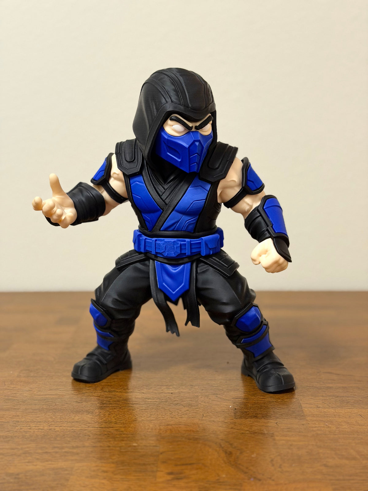 Blue Fighter Figure