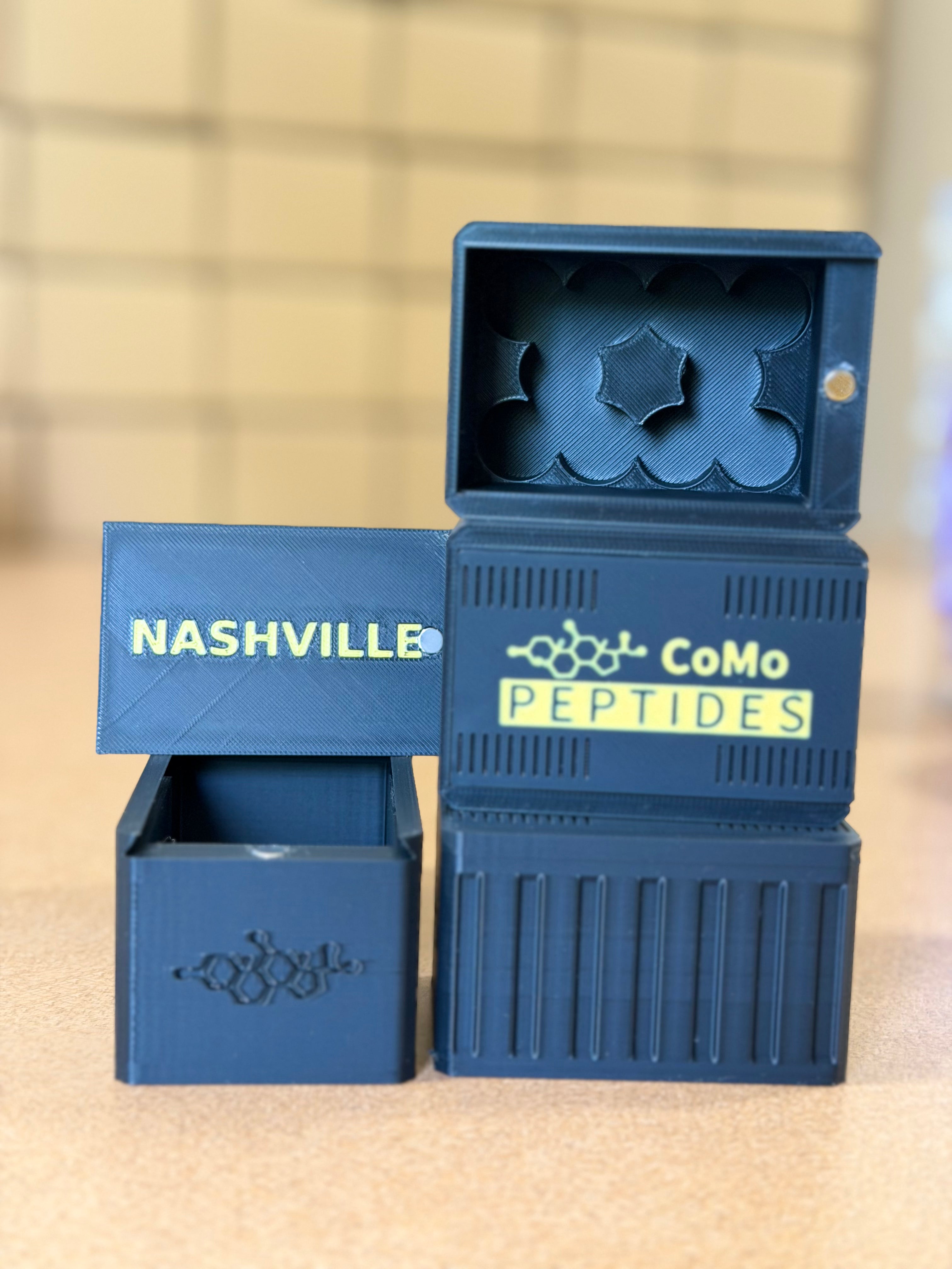10-Vial 3mL Magnetic Slider Case