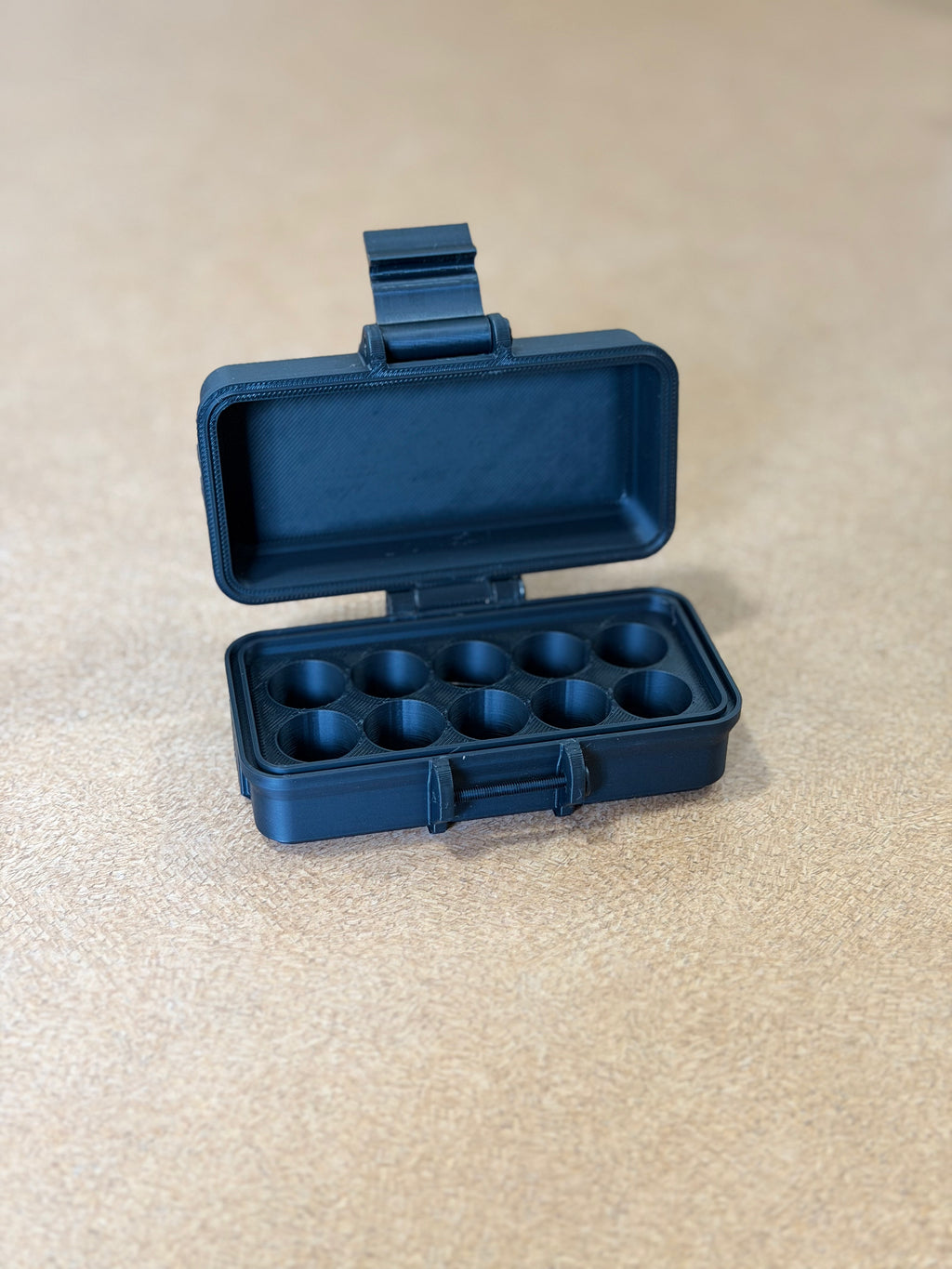 10-Vial 3mL Latched Case