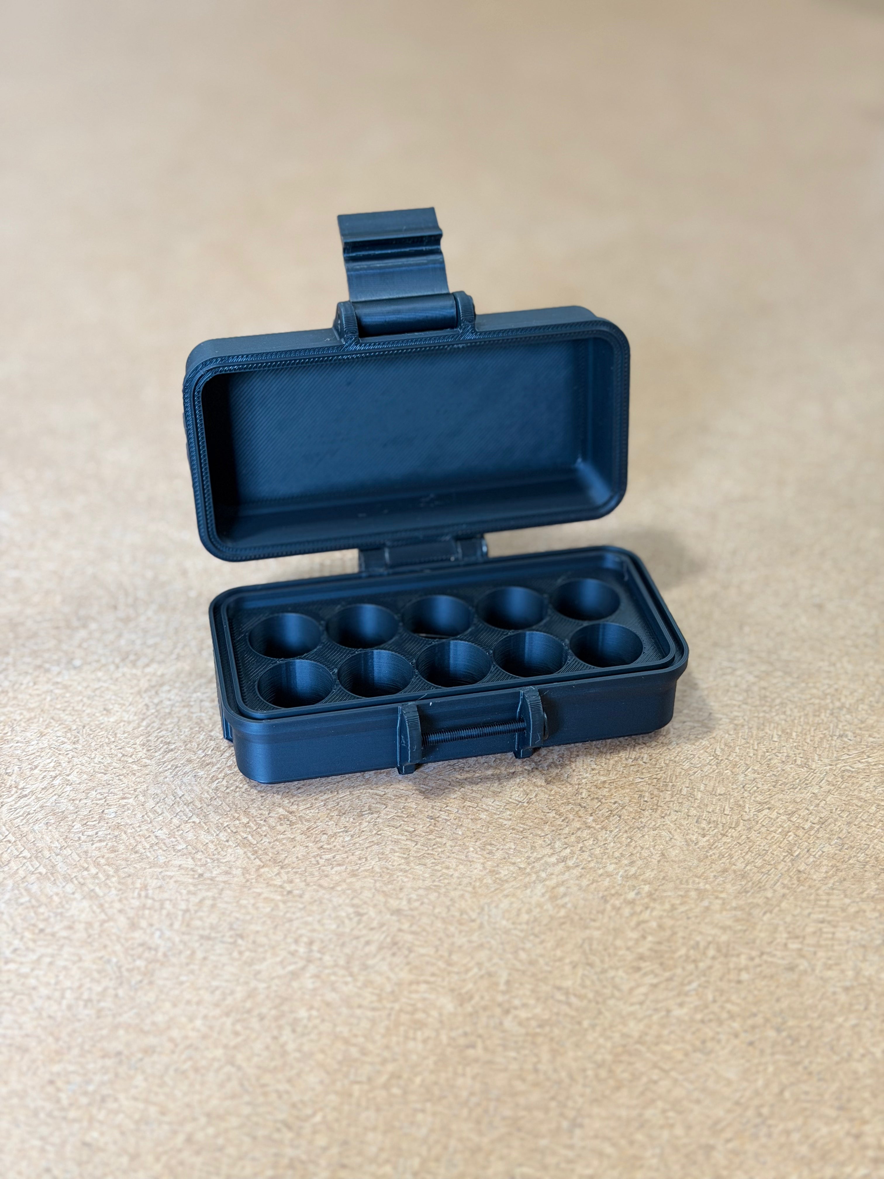 10-Vial 3mL Latched Case