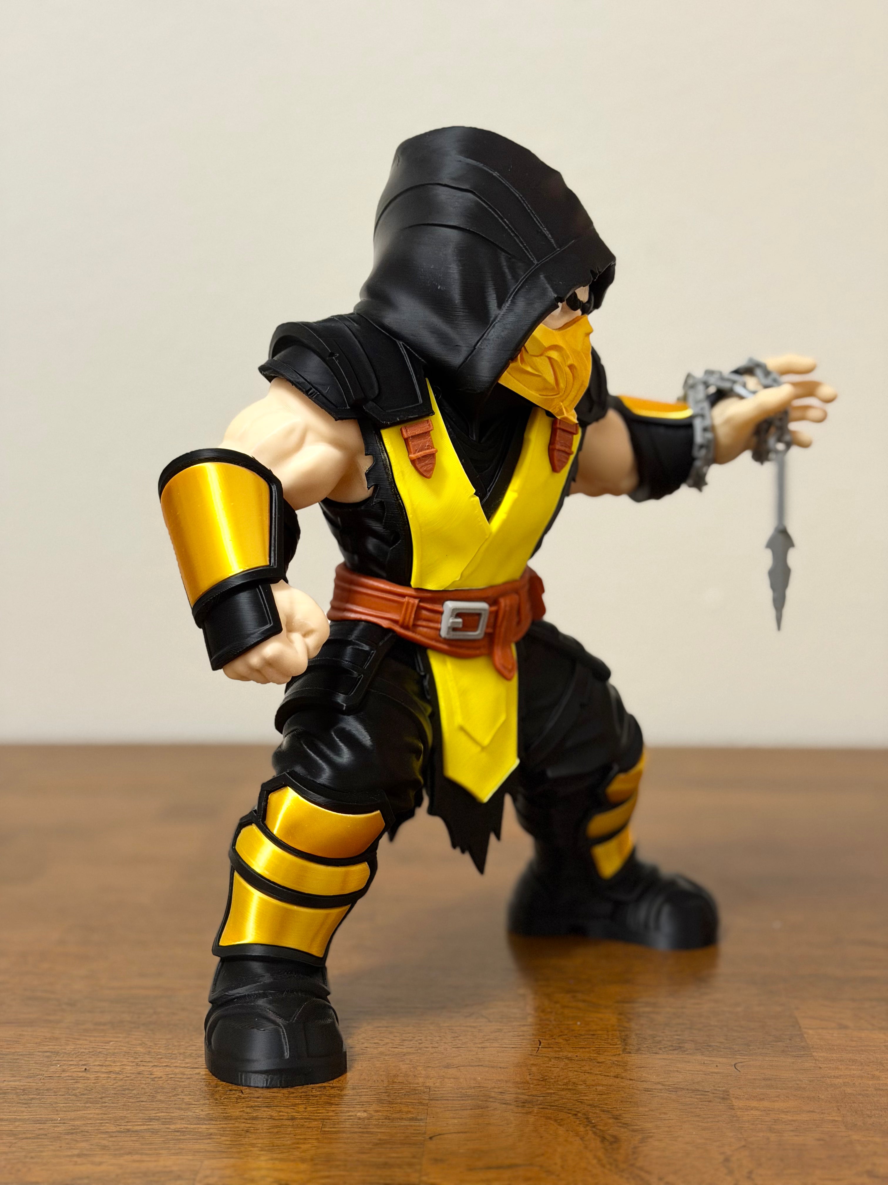 Yellow Fighter Figure