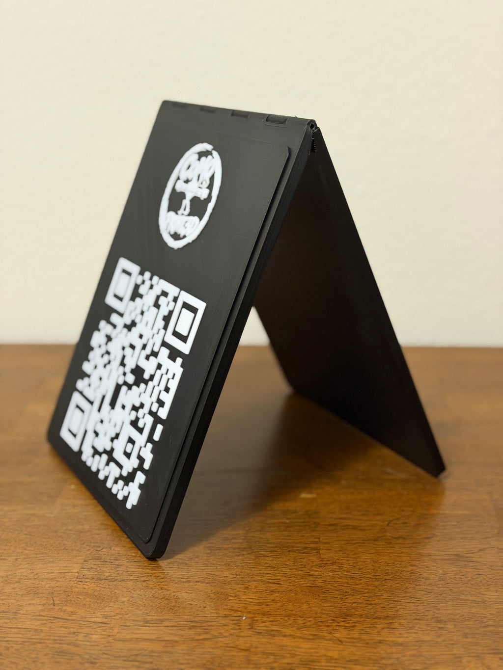 Company Logo & QR Code Frame